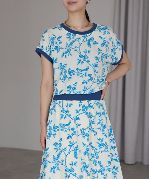 「PREFERIR」 半袖ワンピース MEDIUM オフホワイト レディース_画像7