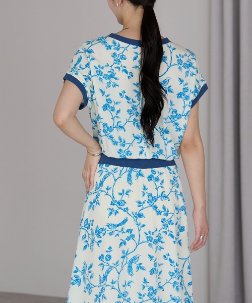 「PREFERIR」 半袖ワンピース MEDIUM オフホワイト レディース_画像9