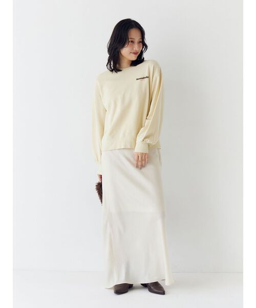 ungrid【美品】バックロゴプリントスウェット★ TODAYFUL Ungrid（アングリッド） トレーナー スウェット 「WEB限定」バックロゴ