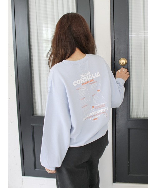 TRONTOプリントスウェット ungrid アングリッド todayful アングリッド