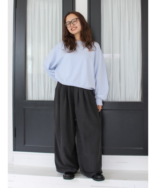 ungrid【美品】バックロゴプリントスウェット★ TODAYFUL Ungrid（アングリッド） トレーナー スウェット 「WEB限定」バックロゴ