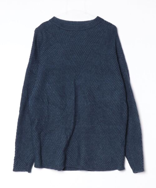 NO ID.（ノーアイディー） 長袖ニット ONE SIZE ネイビー メンズ