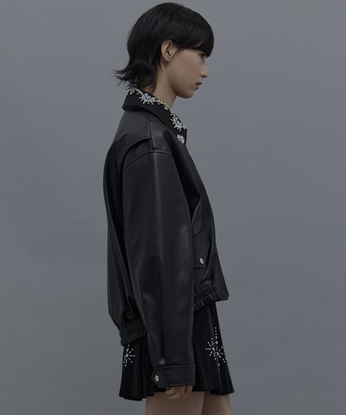 tanakadaisuke タナカダイスケ　 フリル付きジャケット ブルゾン タナカダイスケ| frill corduroy track jacket – tanakadaisuke