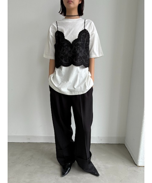 シーマリー cccmalie スカラップビスチェ Olu.｜スカラップレースビスチェセット | Rakuten Fashion(楽天