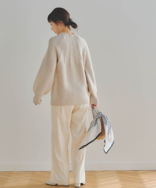 「Droite lautreamont」 長袖ニット M パープル レディース_画像5