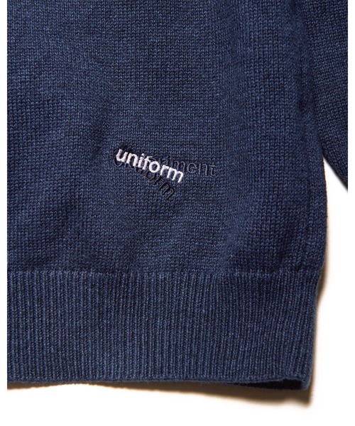 uniform experiment カーディガン MIDDLE GAUGE KNIT CARDIGAN メンズ