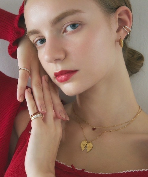 ネックレス CRASH HEART NECKLACE（クラッシュハートネックレス） レディースの画像