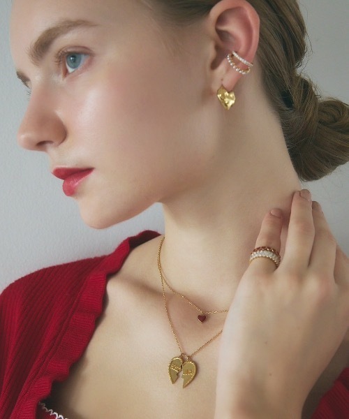 ネックレス CRASH HEART NECKLACE（クラッシュハートネックレス） レディースの画像