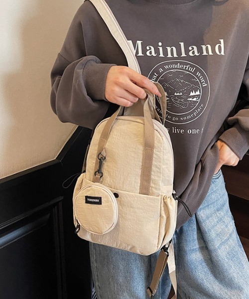 ショルダーバッグ myob / 3way ラウンド ショルダーバッグ