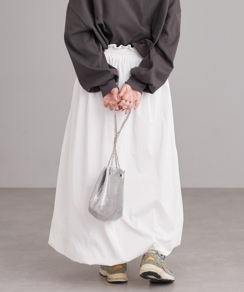 「CIAOPANIC TYPY」 スカート ONE SIZE シルバー レディース_画像5