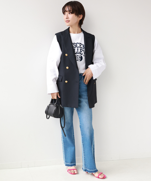 「Champion」 長袖カットソー LARGE ブラック レディース_画像9