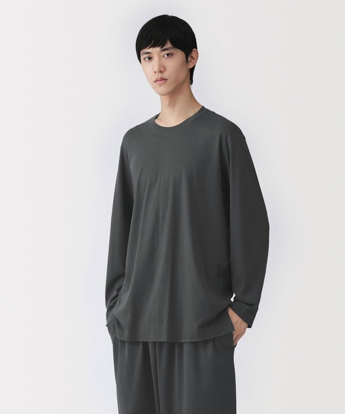 MUJI Labo tシャツ 「MUJI Labo」男女兼用 スムースジャージー長袖プル