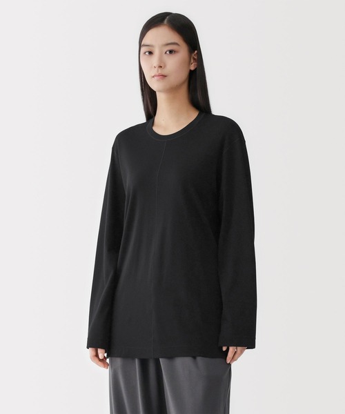 MUJI Labo tシャツ 「MUJI Labo」男女兼用 スムースジャージー長袖プル