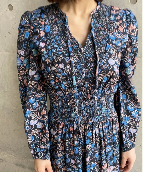 「CASA FLINE」 長袖ワンピース FREE アイボリー レディース_画像3