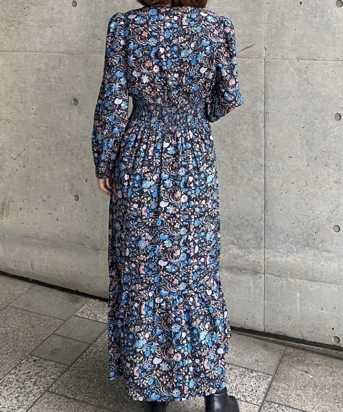 「CASA FLINE」 長袖ワンピース FREE アイボリー レディース_画像5