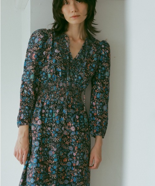 「CASA FLINE」 長袖ワンピース FREE アイボリー レディース_画像7