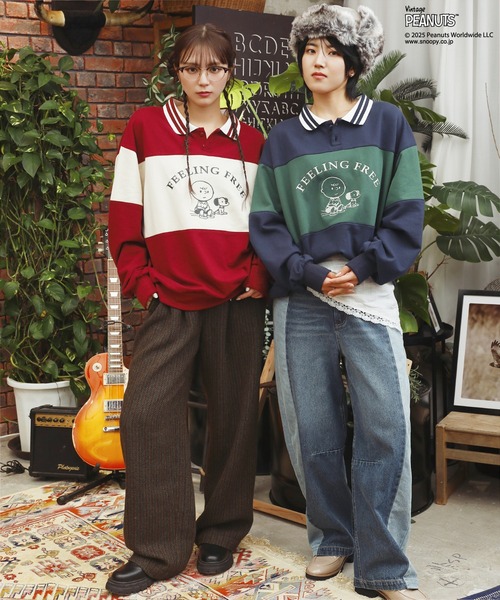 「DOUBLE NAME」 スウェットカットソー FREE ブラウン レディース_画像4