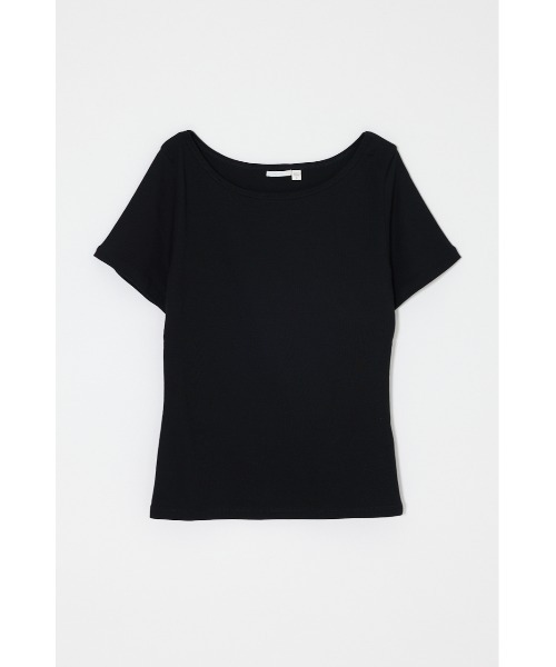 tシャツ SUVIN GIZA BOAT NECK Tシャツ レディースの画像