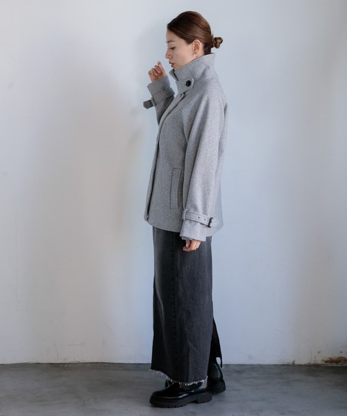 グレー ボタン付き トレンチコート　URBAN RESEARCH(新品) URBAN RESEARCH Sonny Label トレンチコート FREE チャコールグレー