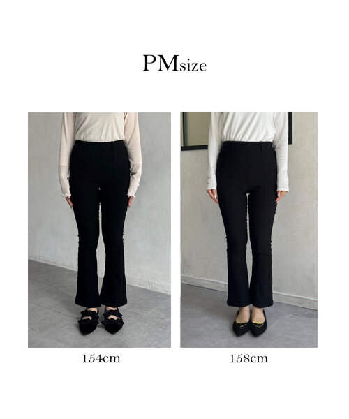 「prose verse」 ブーツカットパンツ MEDIUM ブラック レディース_画像5
