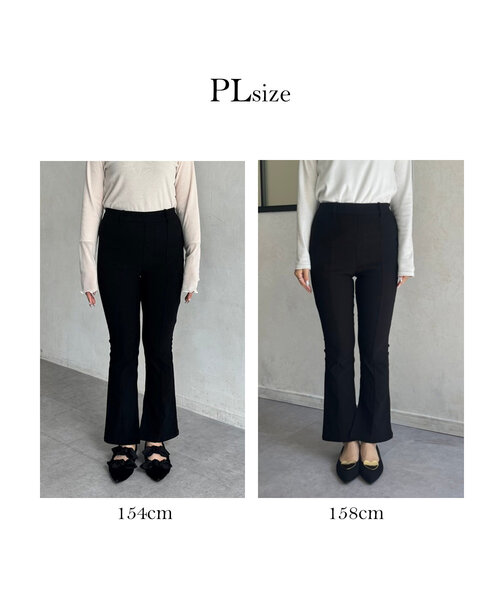 「prose verse」 ブーツカットパンツ MEDIUM ブラック レディース_画像6