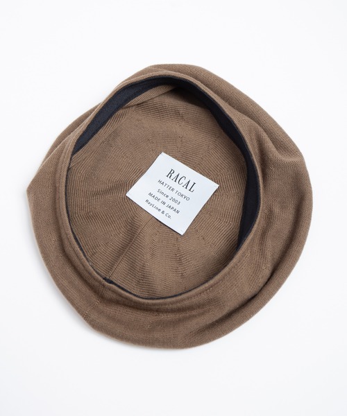 RACAL（ラカル） 帽子 ベレー帽 Single Cotton Knit Spring Beret / 1
