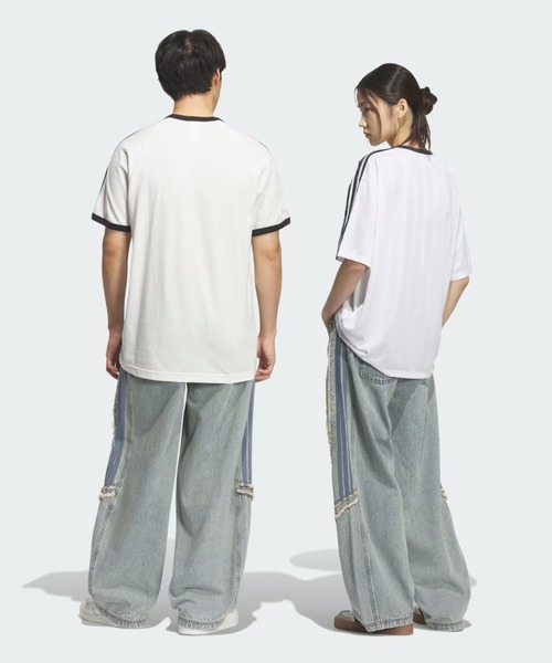 adidas（アディダス） ワイドパンツ ジーンズ デニム デニムパンツ