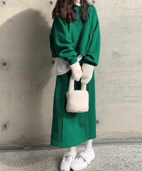 「DAY CLOSET」 セットアップ ONE SIZE グレー レディース_画像2