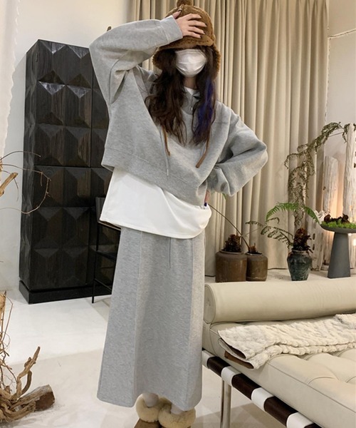 「DAY CLOSET」 セットアップ ONE SIZE グレー レディース_画像8