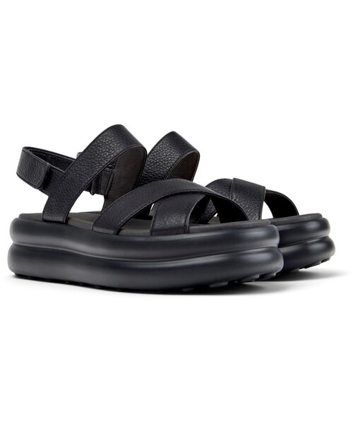 CAMPER Pelotas Flota Up サンダル ベルクロ 厚底 黒 CAMPER（カンペール） サンダル PELOTAS FLOTA UP / サンダル