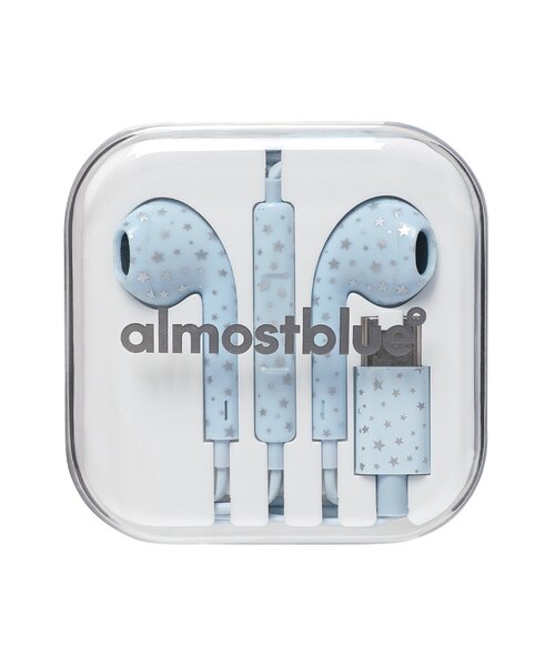 ALMOST BLUE  EARPHONES MILKYWAY イヤホン BIRTHDAY BAR（バースデイバー） イヤホン ヘッドホン ALMOST BLUE