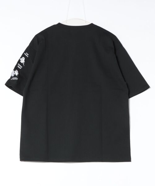 tシャツ 「おばけ刺繍」ビックTシャツ／ストリート／春夏／全3色