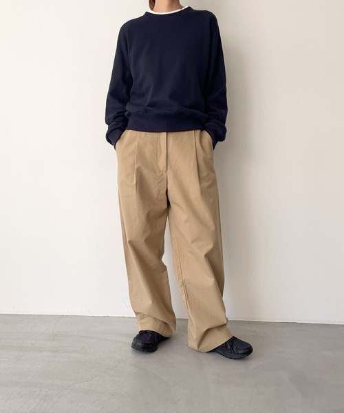 「CANAL JEAN」 「El mar」スウェットカットソー ONE SIZE ブラック レディース_画像4
