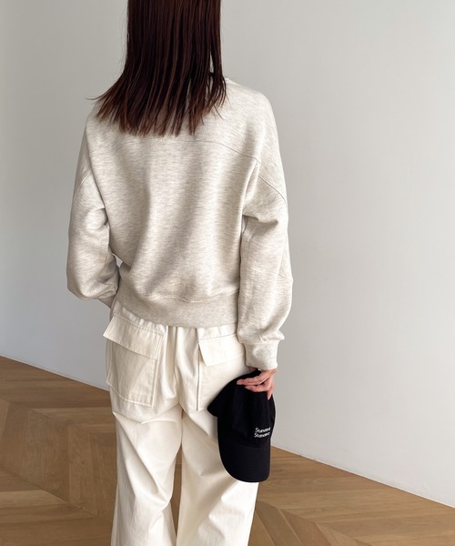 「CANAL JEAN」 「El mar」スウェットカットソー ONE SIZE ブラック レディース_画像5