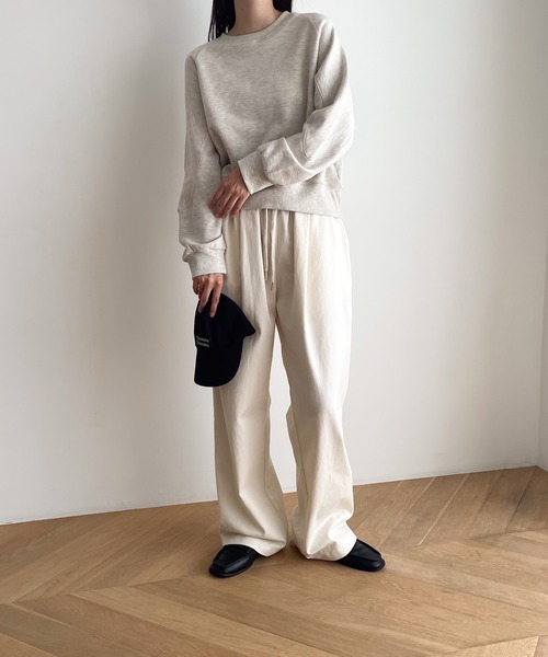 「CANAL JEAN」 「El mar」スウェットカットソー ONE SIZE ブラック レディース_画像7