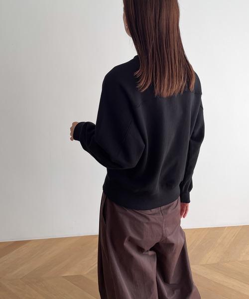 「CANAL JEAN」 「El mar」スウェットカットソー ONE SIZE ブラック レディース_画像9