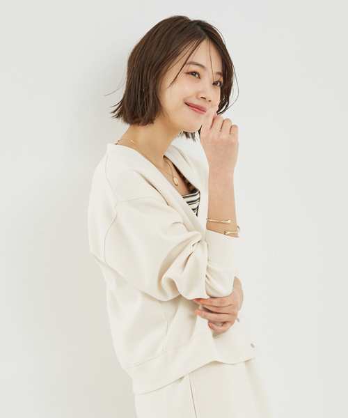 「abahouse mavie」 カーディガン フリー グレー系その他 レディース_画像6