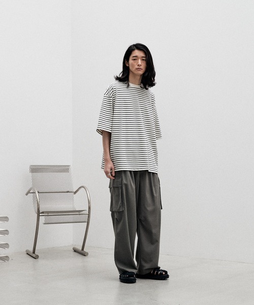 「WYM LIDNM」 カーゴパンツ M グレー メンズ_画像7