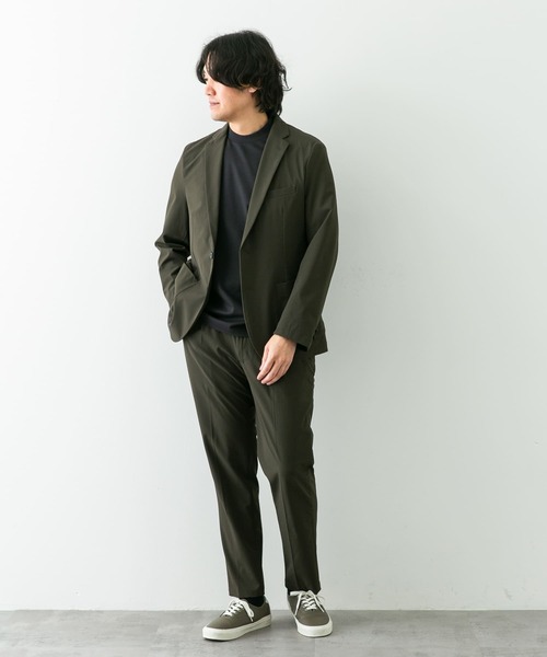 「URBAN RESEARCH DOORS」 「lift style tailor」テーラードジャケット SMALL カーキ メンズ_画像5