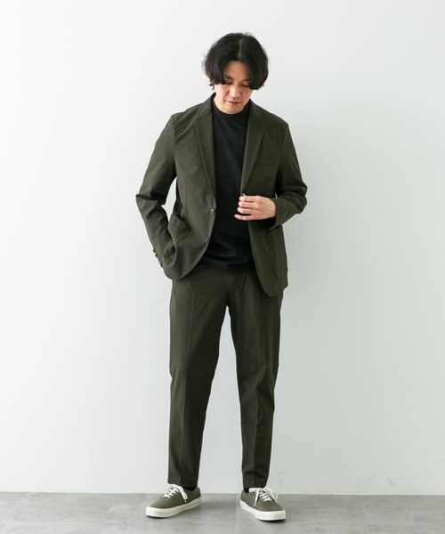 「URBAN RESEARCH DOORS」 「lift style tailor」テーラードジャケット SMALL カーキ メンズ_画像6