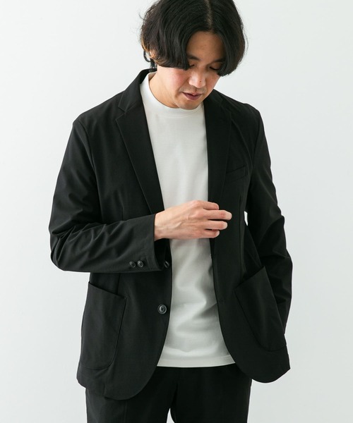 「URBAN RESEARCH DOORS」 「lift style tailor」テーラードジャケット SMALL カーキ メンズ_画像9
