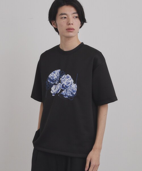 tk.TAKEO KIKUCHI（ティーケータケオキクチ） tシャツ フラワー