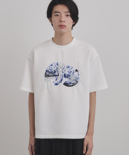 tk.TAKEO KIKUCHI（ティーケータケオキクチ） tシャツ フラワー