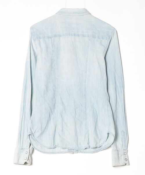 「rag & bone」 長袖シャツ S ブルー レディース_画像2