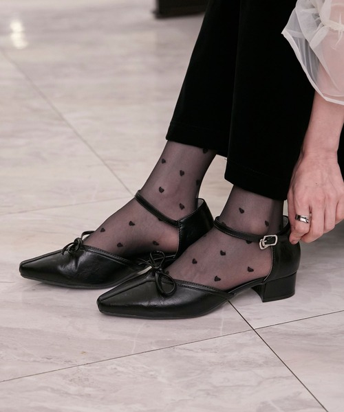「forksy.」 パンプス M ブラック レディース_画像4