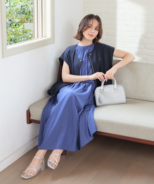 GLACIER lusso（グラシアルッソ） ワンピース 夏 ベルト付ワンピース