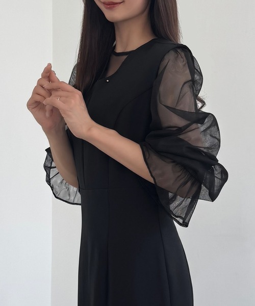 「CENEA」 コンビワンピース MEDIUM アイボリー レディース_画像6