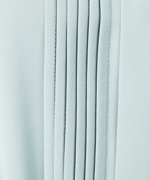 「A/C DESIGN BY ALPHA CUBIC」 長袖ブラウス 11号 グリーン レディース_画像9