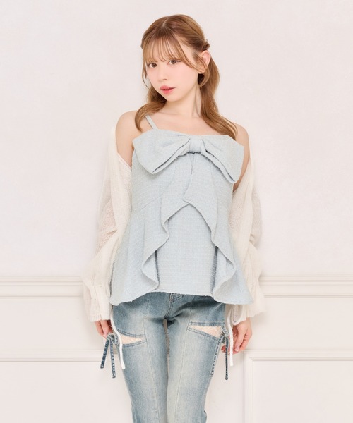 「apres jour」 キャミソールブラウス フリー ブラック系その他 レディース_画像2