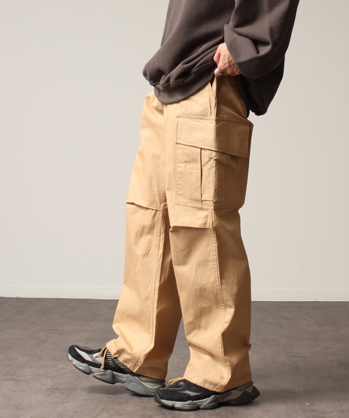 「HOUSTON」 カーゴパンツ M ブラック メンズ_画像4